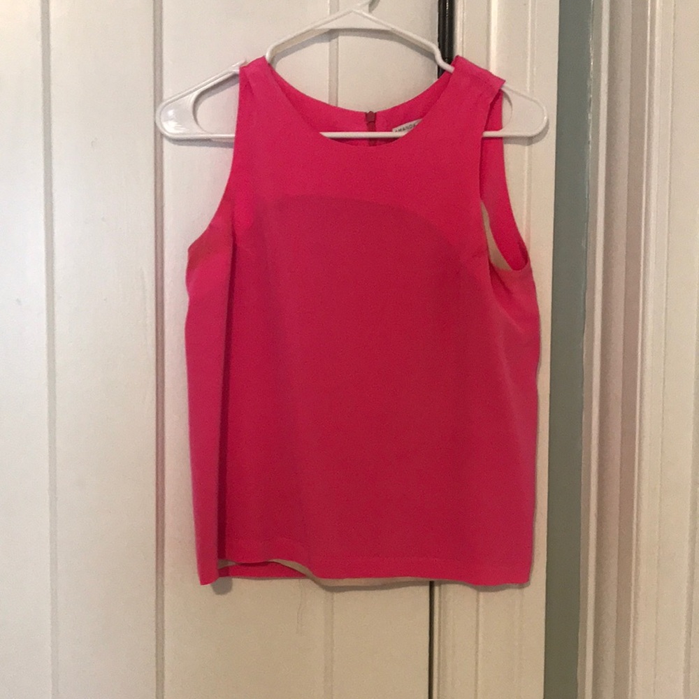 Amanda Uprichard Hot Pink Shell